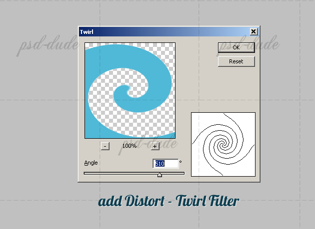 Twirl Filter Photoshop