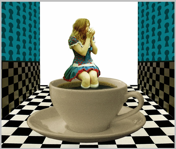 Alice in Wonderland Tea Party Photoshop