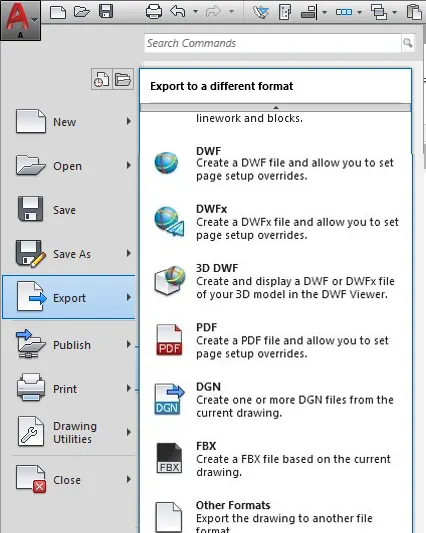 AutoCAD Export to PDF