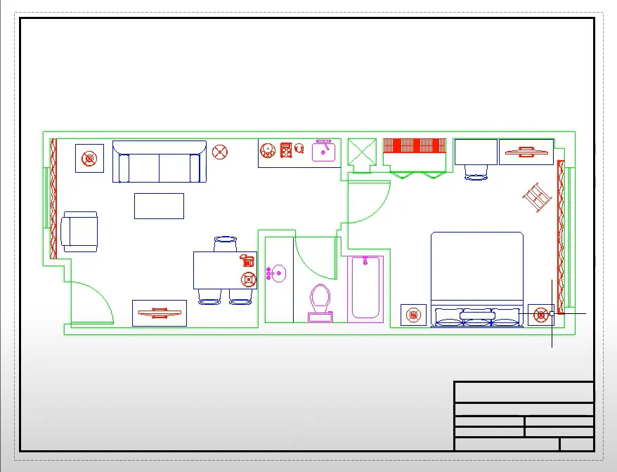 AutoCAD Floorplan