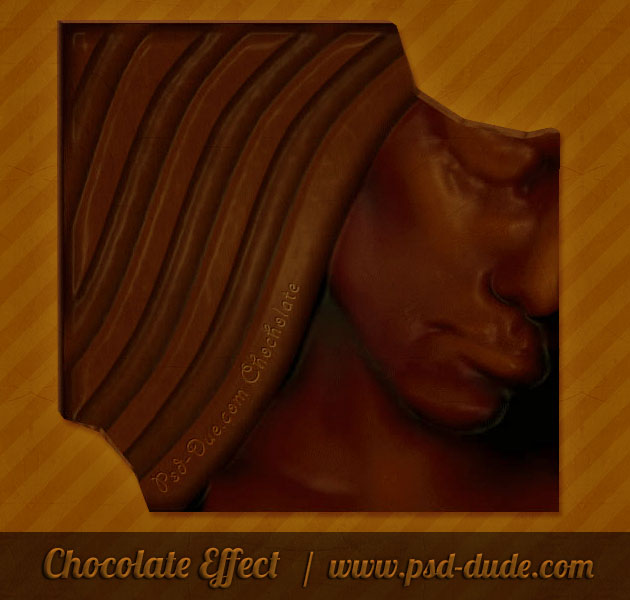 Chocolate Effect Photoshop