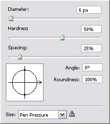 chocolate-tablet-effect tutorial intermediary image