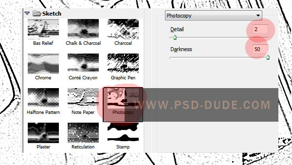 Photoshop Photocopy Filter