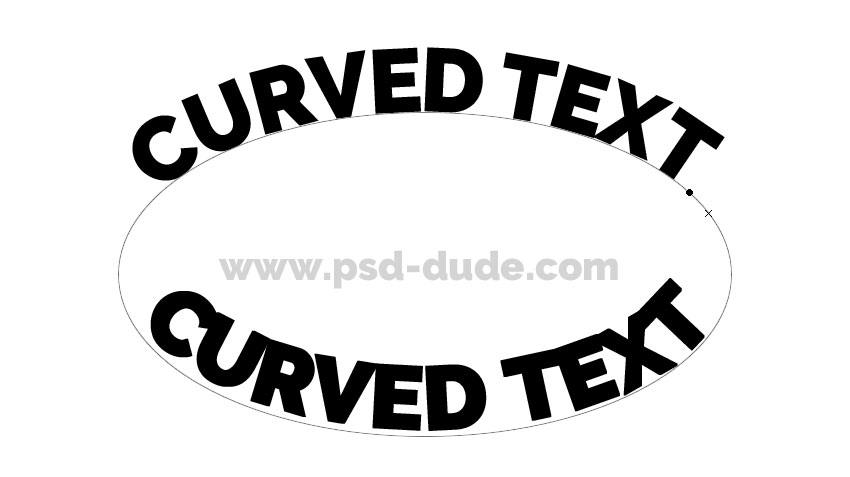 Curved Text Photoshop