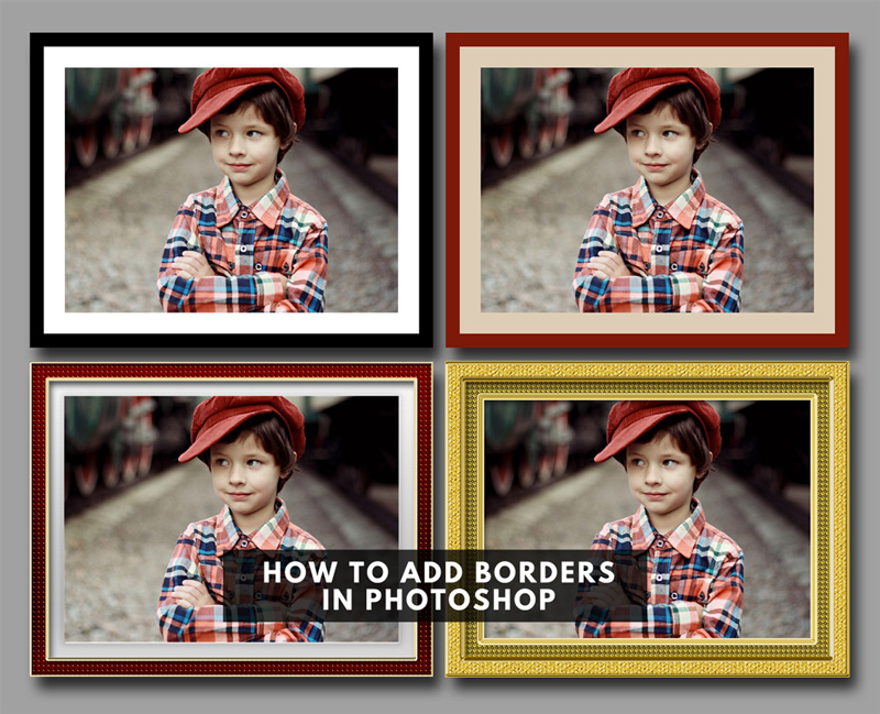 How to Put a Border Around an Image in Photoshop