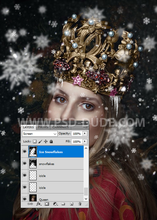 Create Snowing Effect In Photoshop