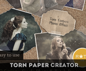 Torn Photo Effect Photoshop Action