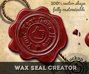 Wax Stamp Seal Photoshop Creator