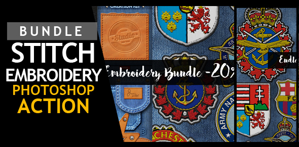 Embroidery and Stitching Photoshop Creation Kit - 8