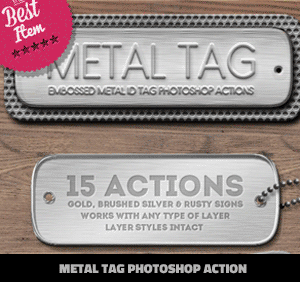 
      Metal Tag Photoshop Creator
    