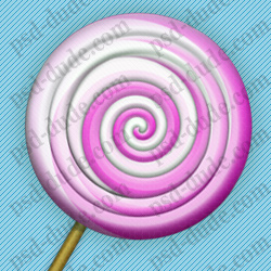Create a Lollipop Candy in Photoshop psd-dude.com Tutorials