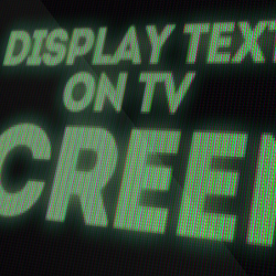 How to Create a Computer Screen LED Text Effect in Photoshop