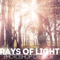 Rays of Light Photoshop Action