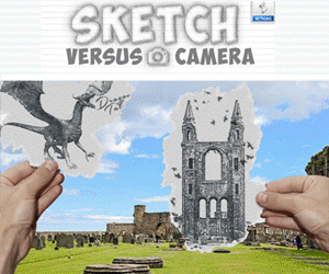 Pencil Sketch vs Camera Photo Effect Photoshop Action