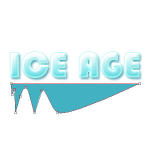 interesting-ice-text-effect tutorial intermediary image