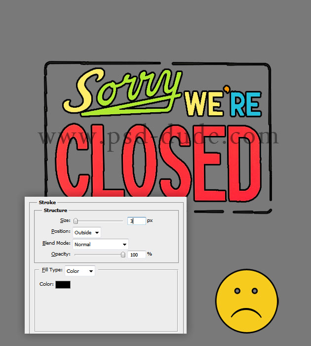 How To Outline Text In Photoshop