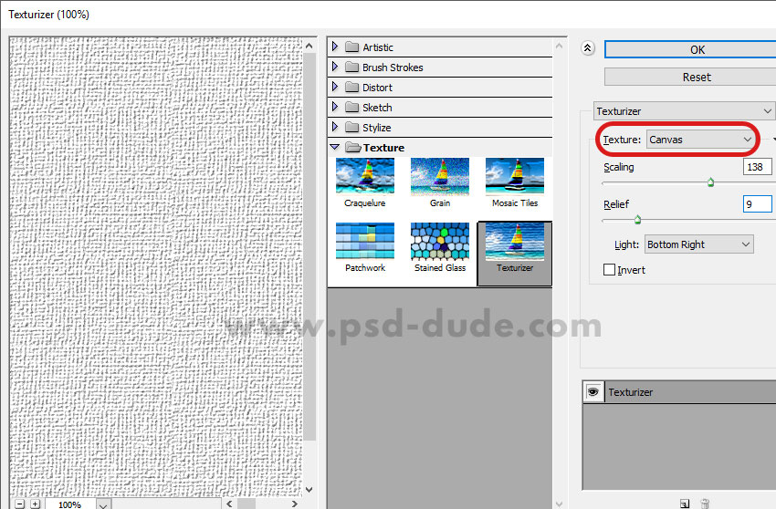 texturizer Photoshop