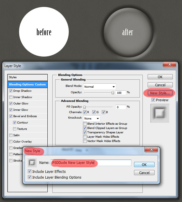 How to Add a New Layer Style in Photoshop