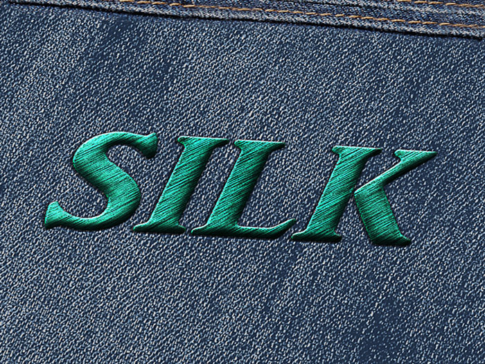 Realistic Silk Embroidery Effect in Photoshop