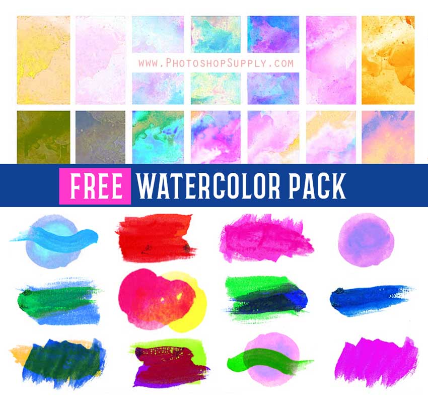 Watercolor Textures Photoshop