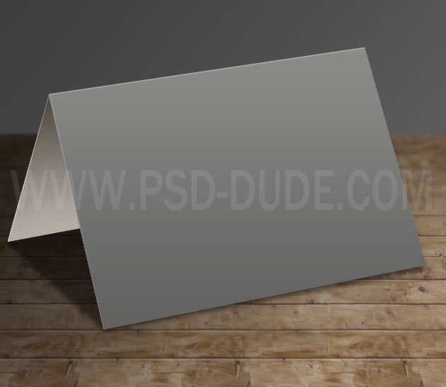 greeting card template horizontal