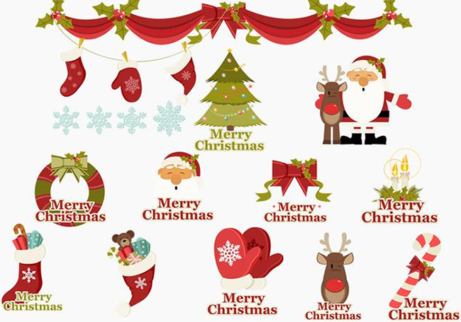 Free Christmas Vector Icons PNG