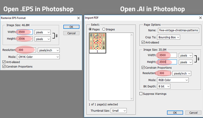 How to Open AI or EPS Vector Files in Photoshop
