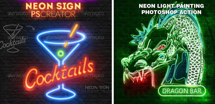 Neon Photoshop Action