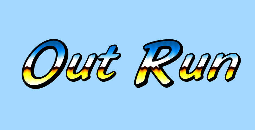 Out Run Font