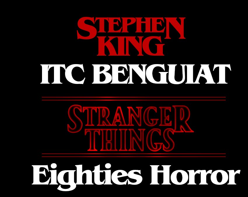 Stephen King Stranger Things Font