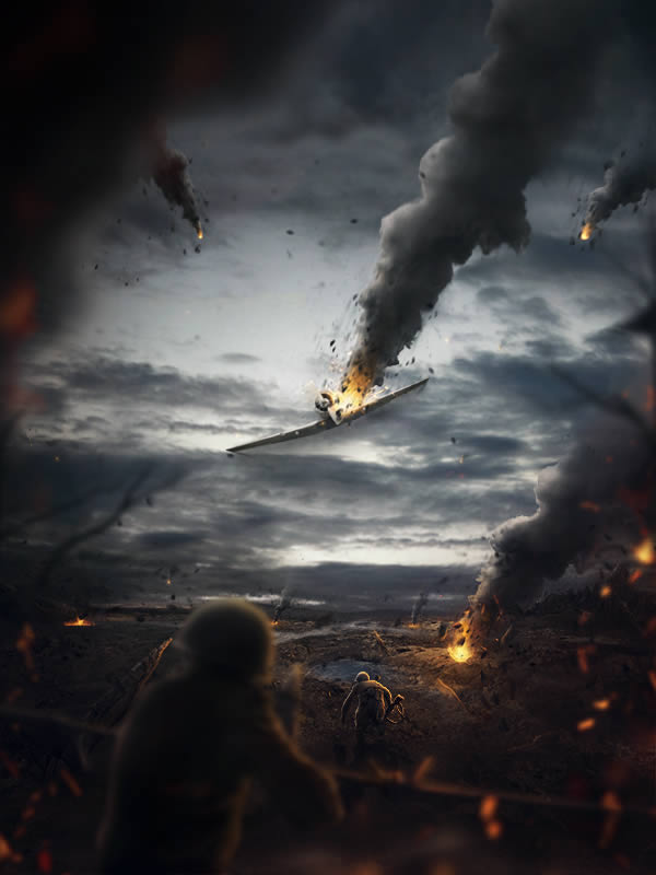 Create an Apocalyptic War Battlefield in Photoshop