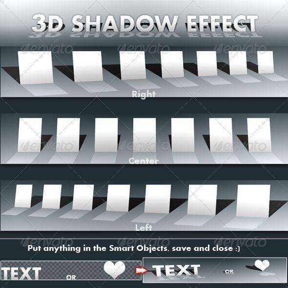 Cast Shadow Effect Photoshop Action