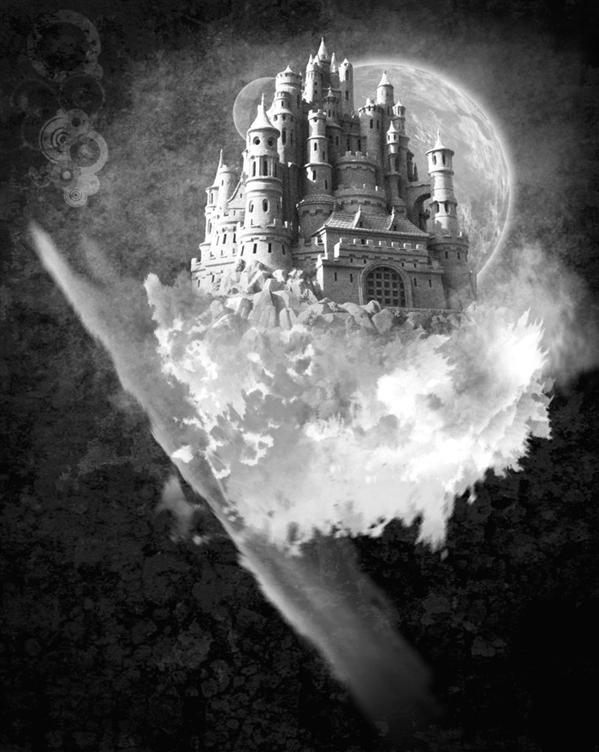 Dark Castle by Th3Zephyr photoshop resource collected by psd-dude.com from deviantart