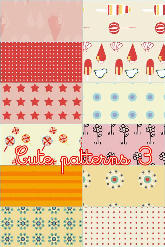 Cute
patterns 03 by foley-resources photoshop resource collected by psd-dude.com from deviantart
