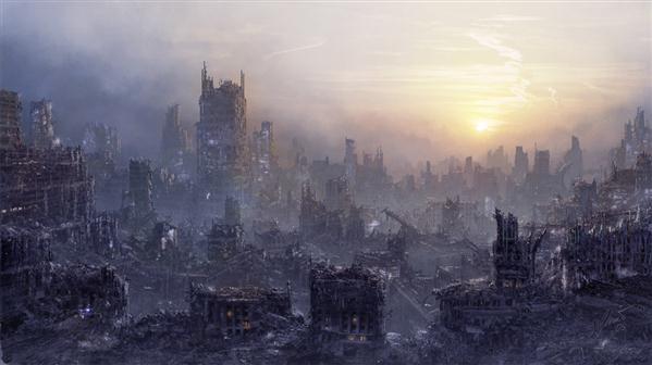 Post apocalypse Matte Painting