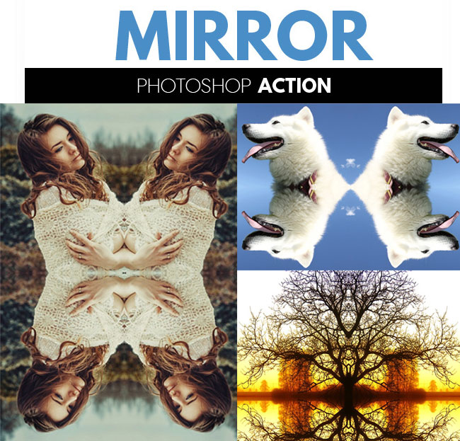 Mirror Reflection Photoshop Action