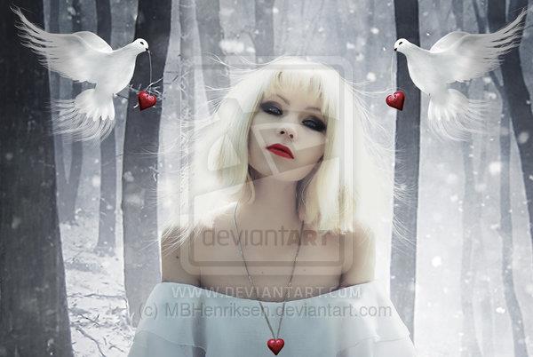 Love is Three White Doves by MBHenriksen photoshop resource collected by psd-dude.com from deviantart