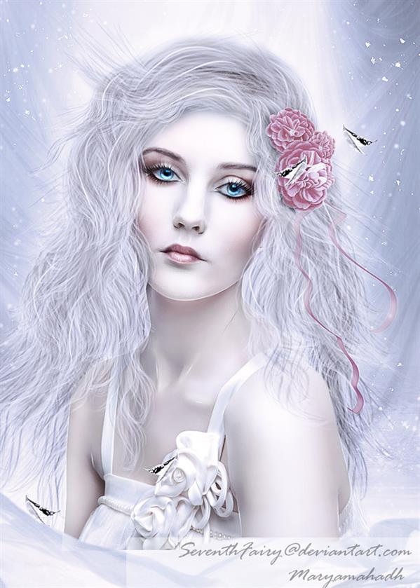 White Lady by SeventhFairy photoshop resource collected by psd-dude.com from deviantart