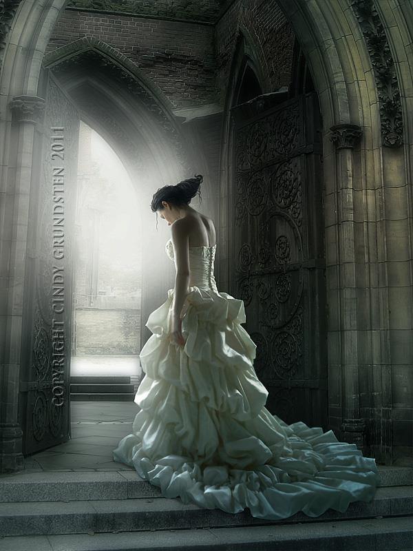 White Princess Sorrow Photo Manipulation