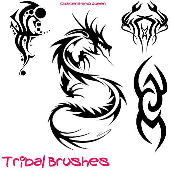 4
Tribal Brushes by oBsCeNe-EmO-qUeEn photoshop resource collected by psd-dude.com from deviantart