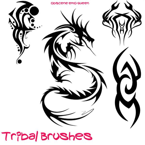 4
Tribal Brushes by oBsCeNe-EmO-qUeEn photoshop resource collected by psd-dude.com from deviantart