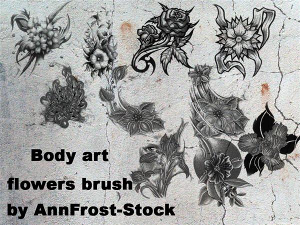 Body
art flowers brush set by AnnFrost-stock photoshop resource collected by psd-dude.com from deviantart