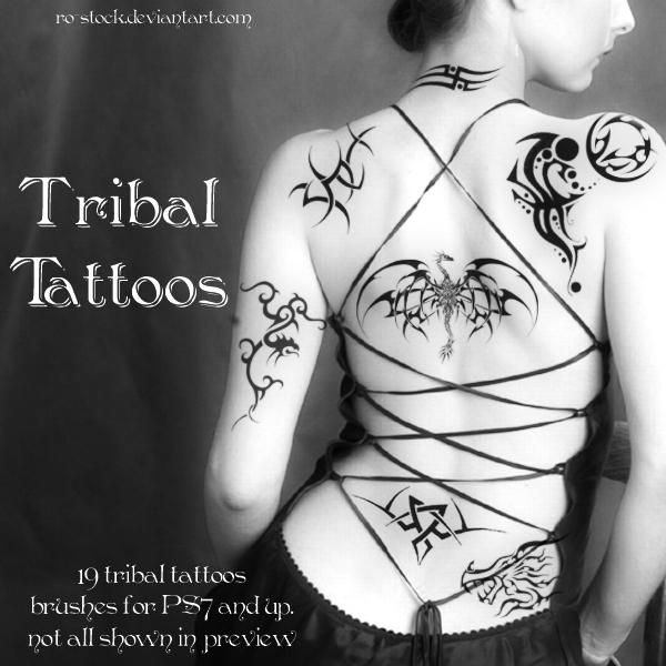 Tribal
Tattoos by ro-stock photoshop resource collected by psd-dude.com from deviantart