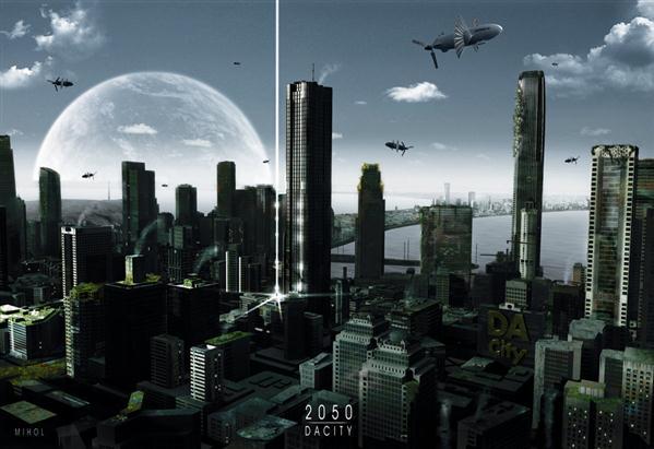 2050 Future City Photo Manipulation