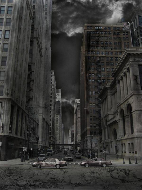 Abandoned City Photo Manipulation