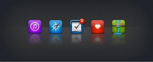 App Icons with PSD File - Free