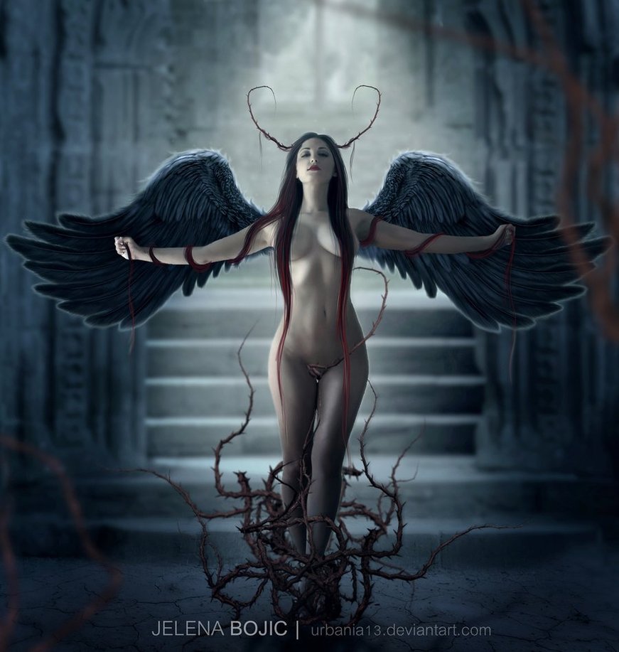 Army of angels Angel of Darkness by urbania13 photoshop resource collected by psd-dude.com from deviantart