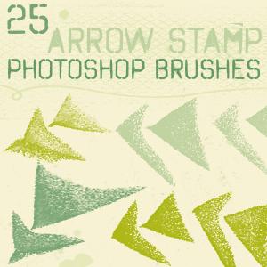 arrow
 stamp brushes by chokingonstatic photoshop resource collected by psd-dude.com from deviantart