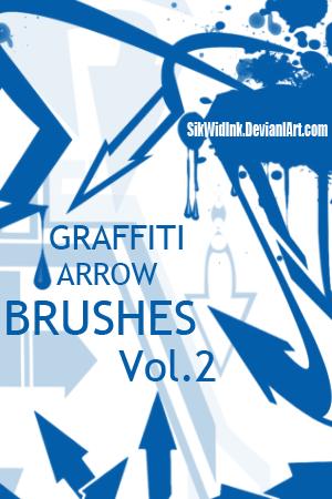 Graffiti
 Arrow Brush Pack 2 by SikWidInk photoshop resource collected by psd-dude.com from deviantart