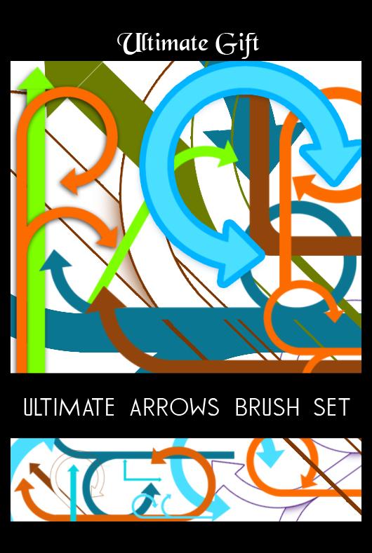 ultimate
 arrows brush set by ultimategift photoshop resource collected by psd-dude.com from deviantart